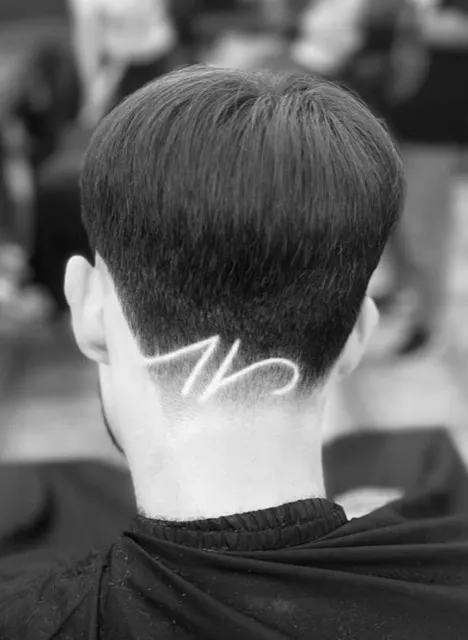 Hair tattoo — авторский рисунок на затылке